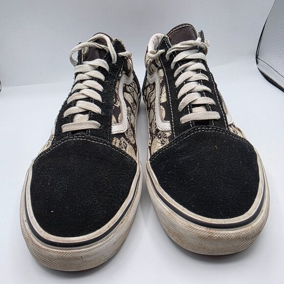Vans Old Skool Skulls Mens Size 12 Black White Sneaker Shoes Casual Walking main image 9